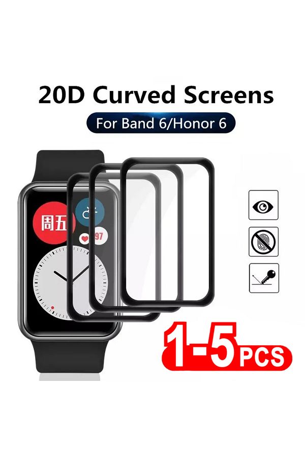 Choice 20D Curved Tempered Glass For Huawei Band 8 band 7 6 Pro Smart Watch Screen Protector Film for hu. Trendyol