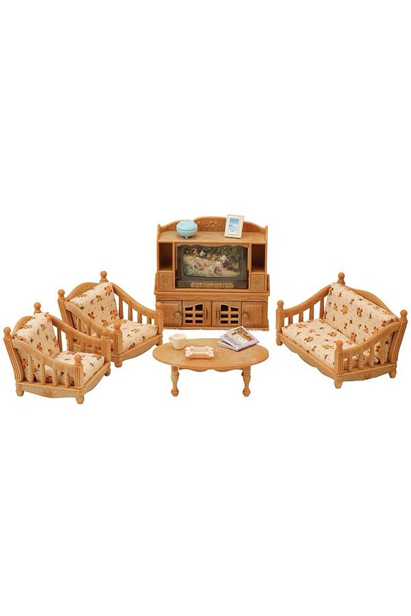 Choice Sylvanian Families original accessories clothesliving room set forest scene simulation furniture Trendyol