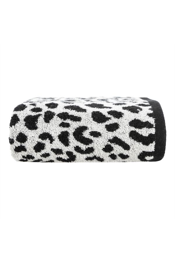 Mudo Home-Benedict Leopard Patterned Face Towel - 50x80 1