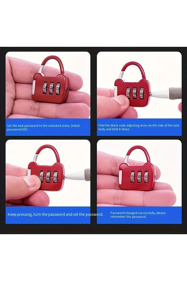 Mini lock for backpack clearance