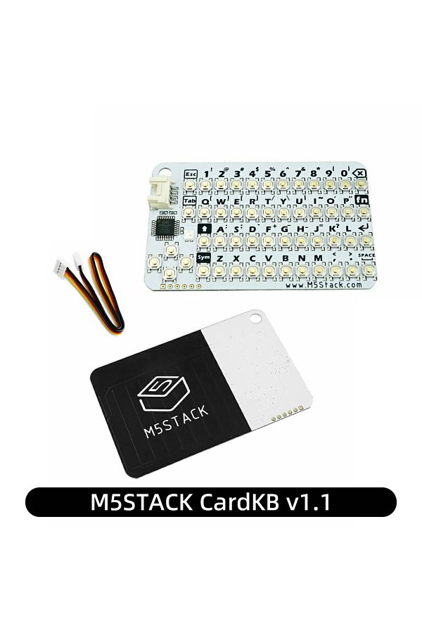 FMchip-M5Stack CardKB v1.1  50 Key QWERTY Keyboard Development I2C Port Kit Keyboard Peripherals for M5S... 1