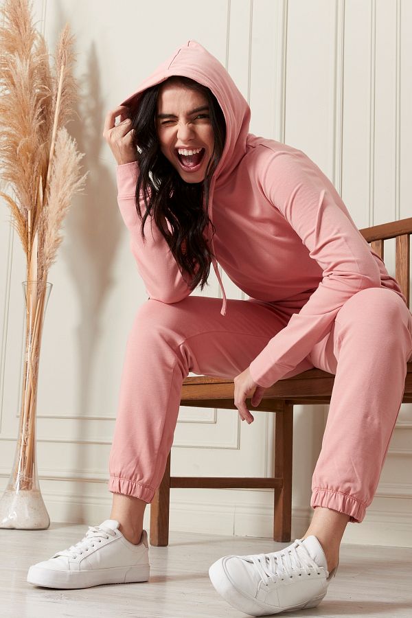 Women's cotton tracksuit set outlet