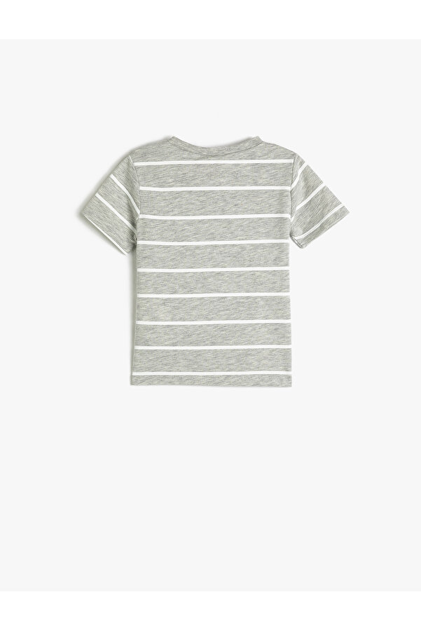 Koton T-Shirt Short Sleeve Printed Crew Neck, T-Shirt Bébés