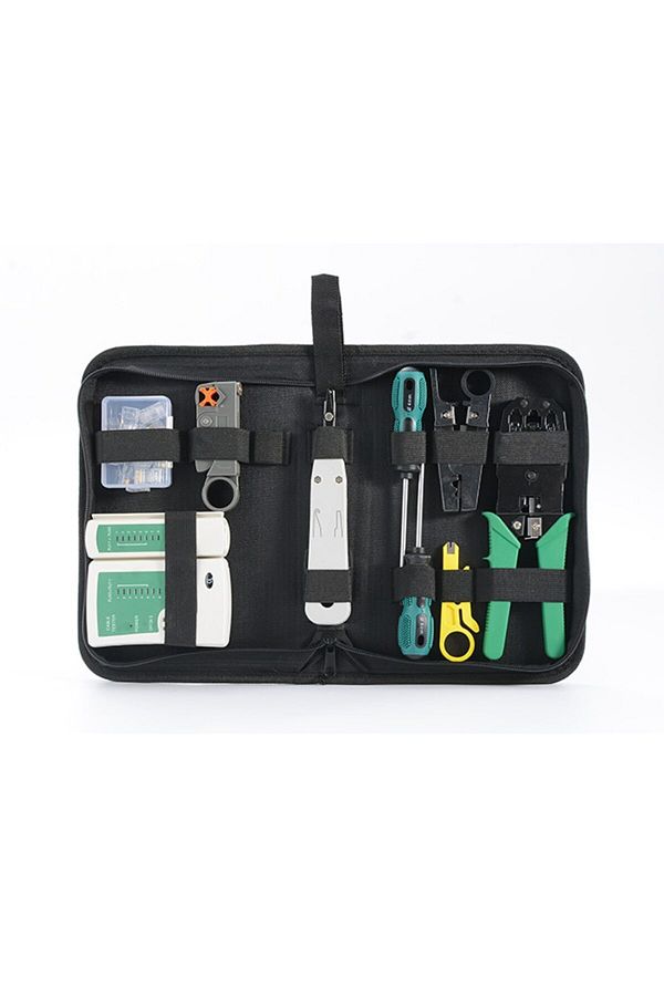 Choice-1 Set Five Types of Network Tool Kit Wire Clamp Combination Network Toolkit Household Manual Tool... 1