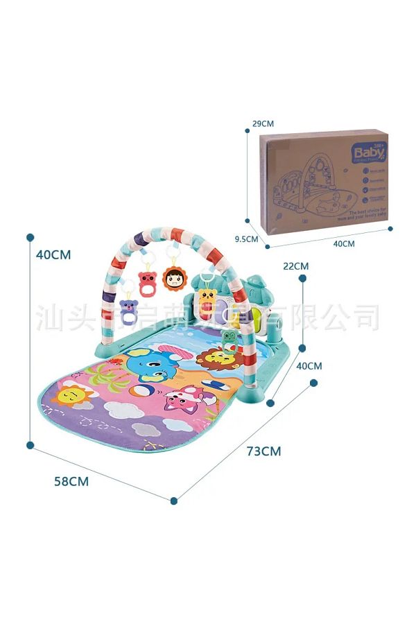 Choice 1pc Baby Foot Stepping Piano Multifunctional Whale Foot 6 Months Baby Educational Reclining Toy M. Trendyol