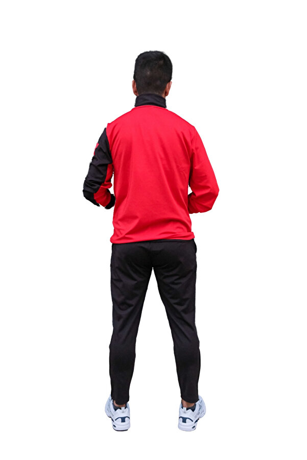 Lotto Red Black Men's Tracksuit Set- Trendyol