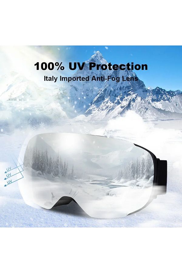 Anti fog snowmobile goggles discount