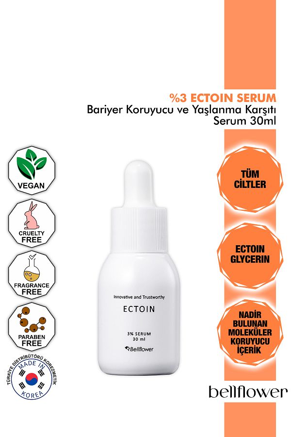 Bellflower-Ectoin 30ml - 3% Containing Barrier, Anti-Aging and Moisturizing Serum 1