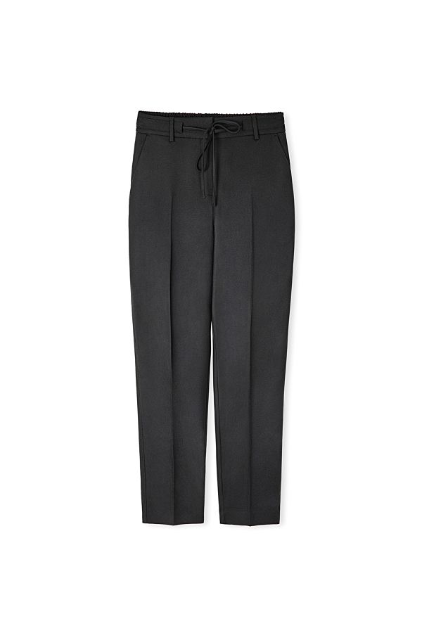 pekyol Thin Belted Drapey Fit Pants Trendyol