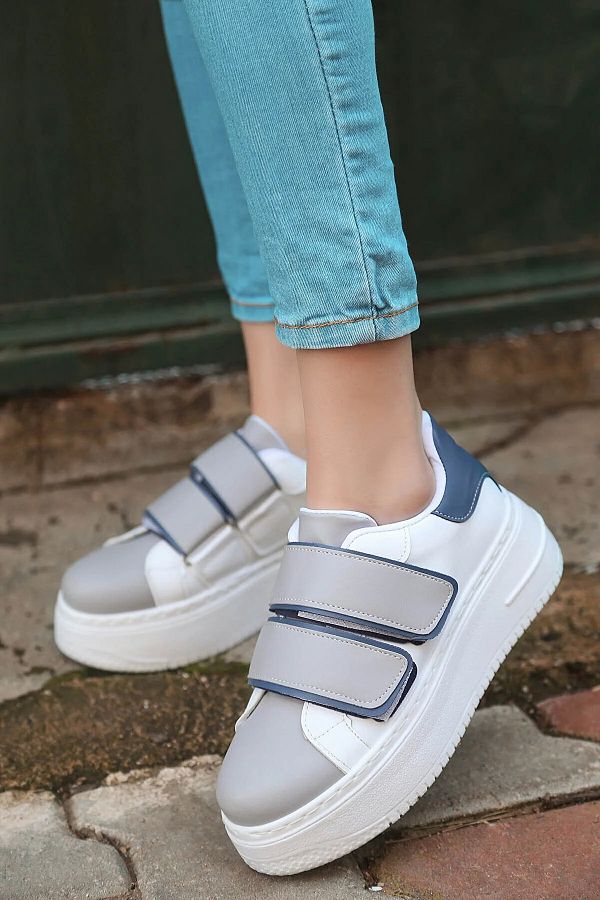Scarpe Butik Inter Thick Sole Double Velcro Sports Shoes Sneakers Trendyol