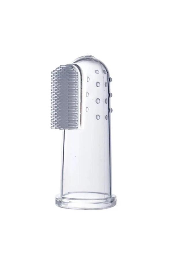 Genel Markalar Silikon Bebek Parmak Diş Fırçası - Finger Brush 0-3 Yaş, Silikon Parmak Fırça