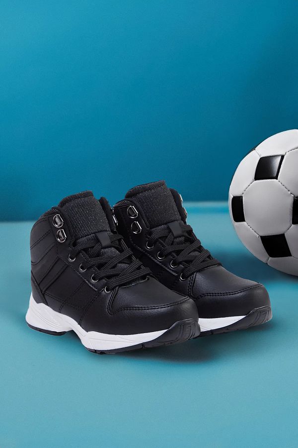 TRENDYOL SHOES-Pantofi sport pentru copii, negri, cu șireturi 
 TAKAW25SN00025 1