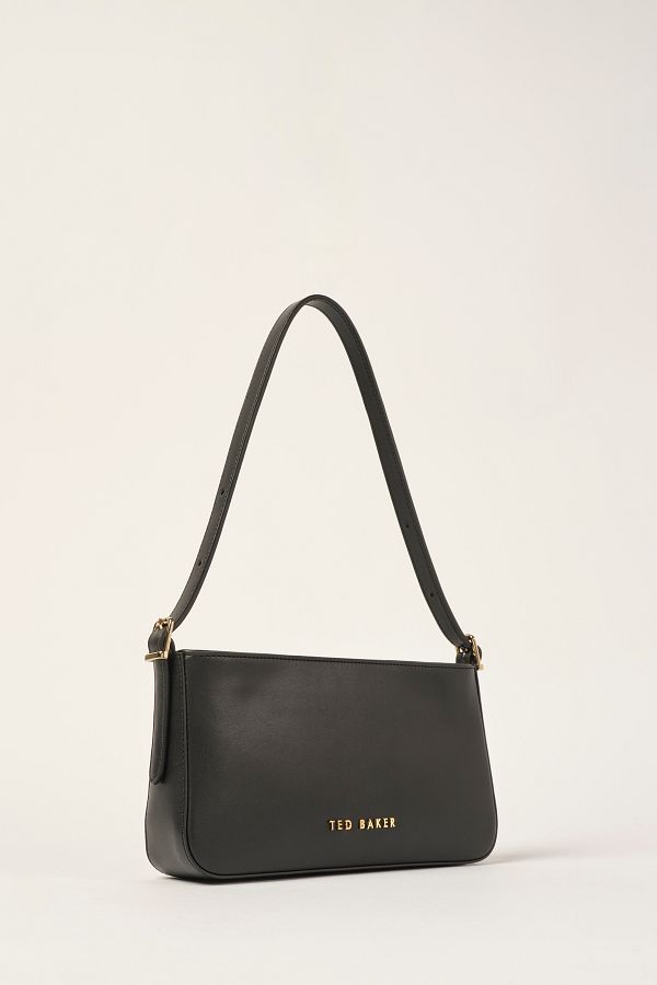 Ted Baker Black Plain Skin Shoulder Bag 240408