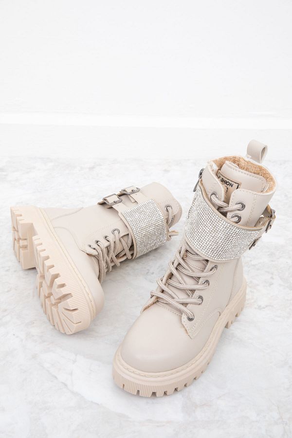 SOHO-Beige Kinderstiefel - Modell 19903 Bootie 1