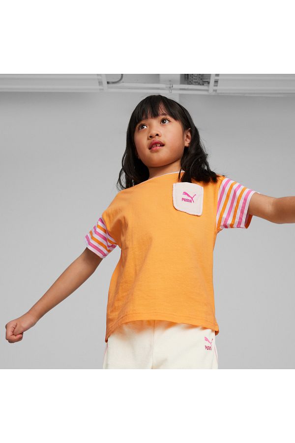 Orange puma shirt best sale
