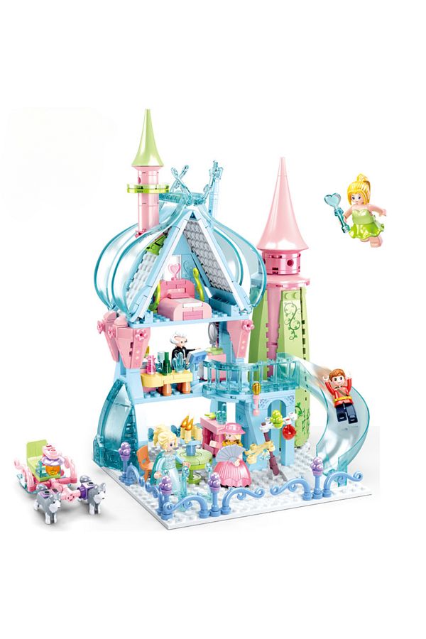 Choice Sluban Friends Expert Romantic Princess Building Blocks Snow Pink Dream Royal Castle Bricks Assem. Trendyol