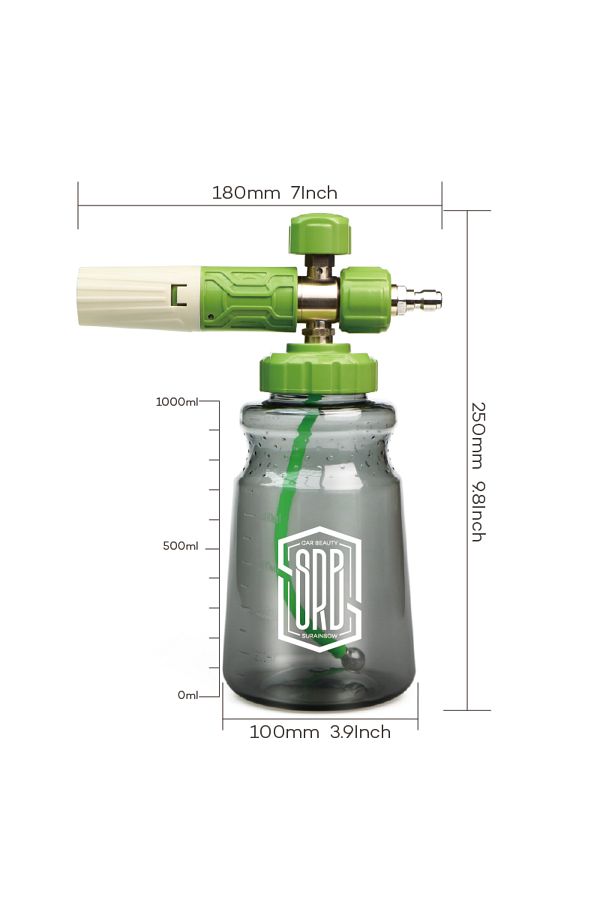 Choice-1pc Foam Cannon, Car Foam Blaster Wide Neck Adjustable Snow Foam Lance And Thick Foam For Pressure W 1
