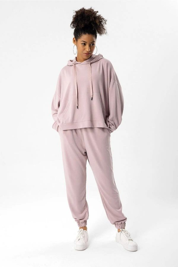 No Matter What Soft Modal Fabric Silky Textured Jogger Sweatpants Trendyol