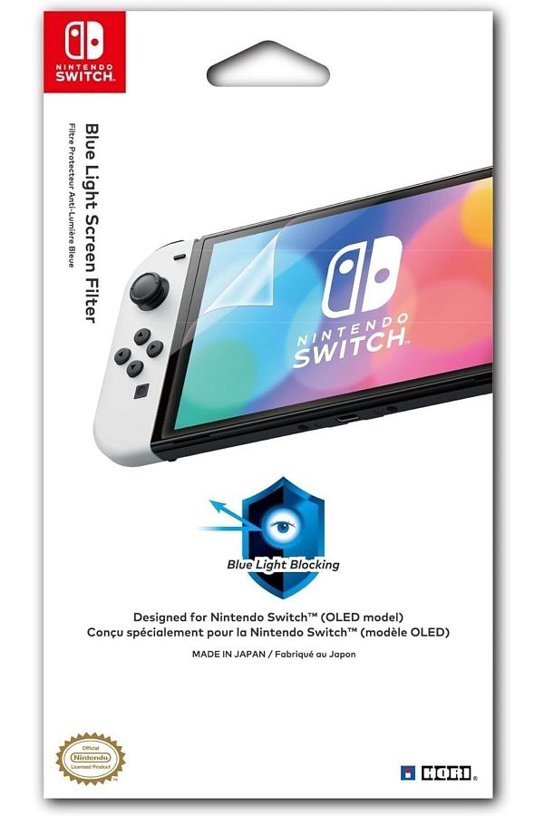 Hori-Nintendo Switch OLED Blue Light Screen Protective Filter 1