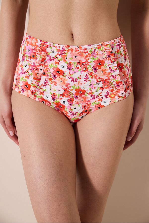 High waisted frill bikini bottoms discount
