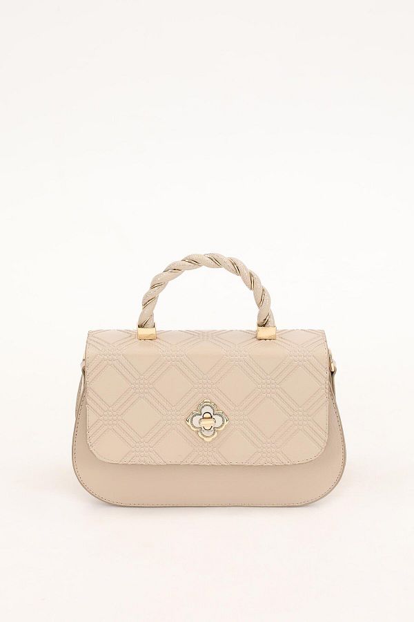 Levidor-Mink Patent Leather Embossed Patterned Handbag 1