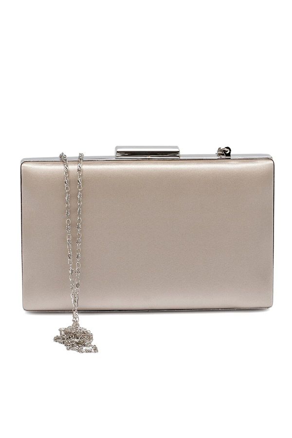 Mink coloured clutch bag 2025