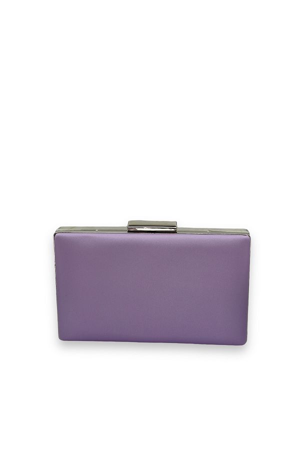 Seri Lilac Color Anti Scratch Satin Evening Bag Evening Bag Engagement Wedding Bag Clutch Bag Trendyol