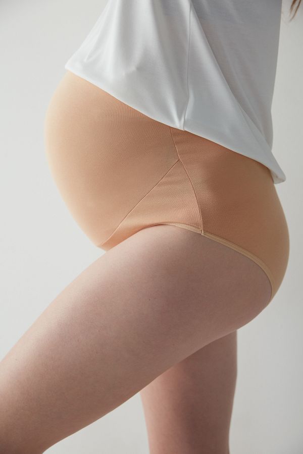 Penti-Hautfarbene Mama Schwangere Slip-Höschen 1