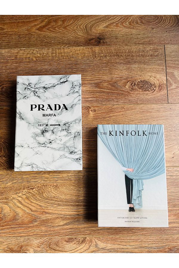 Saccura Decor-Set of 2 Decorative Books Box, Unique Patterned Set of 2 Decorative Books Box 1