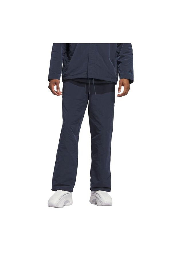 ★adidas★ Basketball Woven Pants Deep Navy IW5638 All products - adidas Basketball Woven Snap Pants - Blue