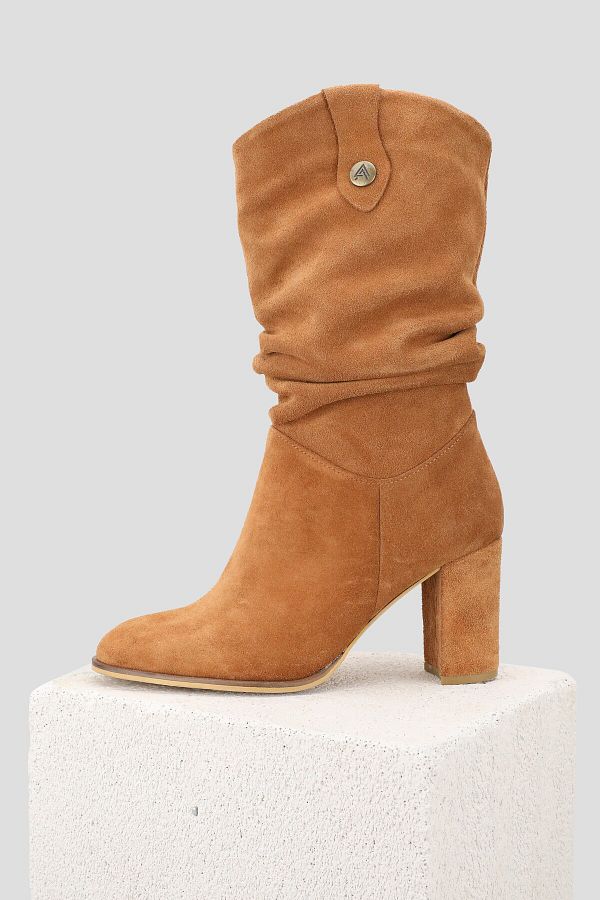 Medium heel booties on sale