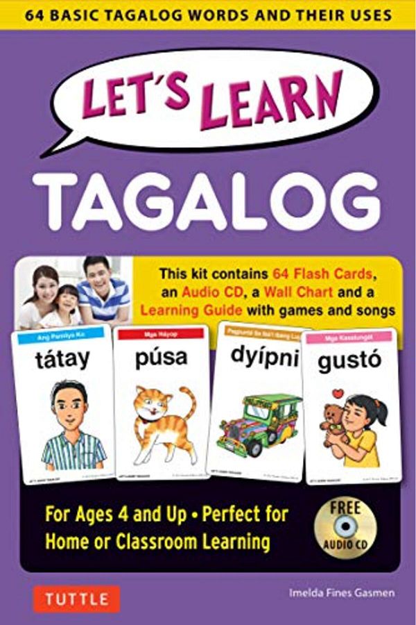 Tuttle Publishing-Let's Learn Tagalog Kit: A Fun Guide for Children's Language Learning (Flash Cards, Audio CD, Games 1