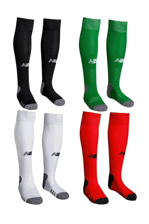 New Balance Nb Performance Football Socks Set of 4 Black White Green Red Trendyol