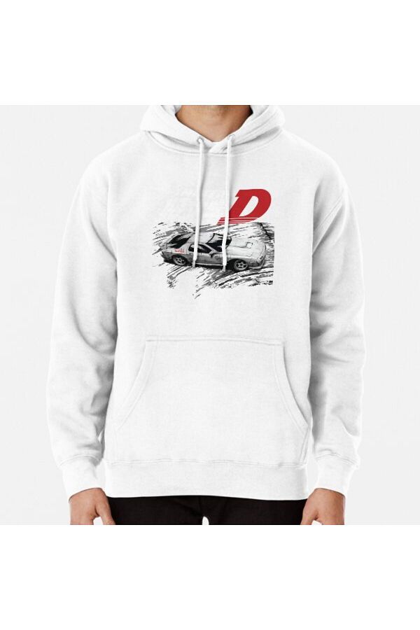 Denim Iconic-Initial D Fc Rx7 Drifting - Ryosuke Takahashi Redsuns Printed Sweatshirt 1