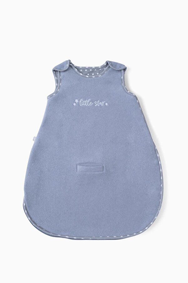 Boumini Kolsuz Pamuklu Bebek Uyku Tulumu Little Star Mavi