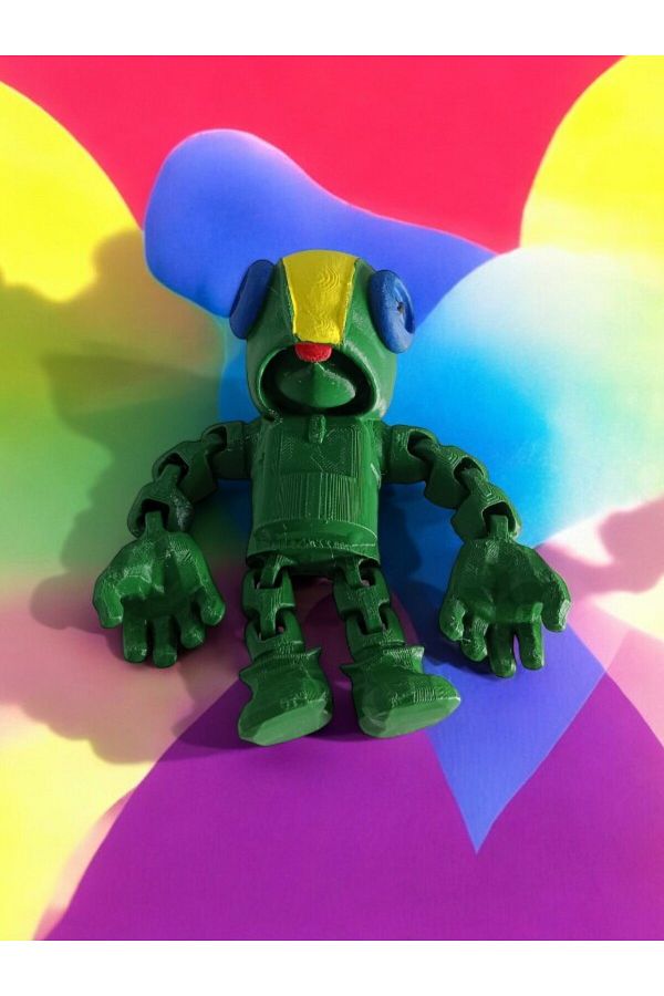 3dhm-Brawl Stars Leon Figure Toy (Suppling Moving) 1