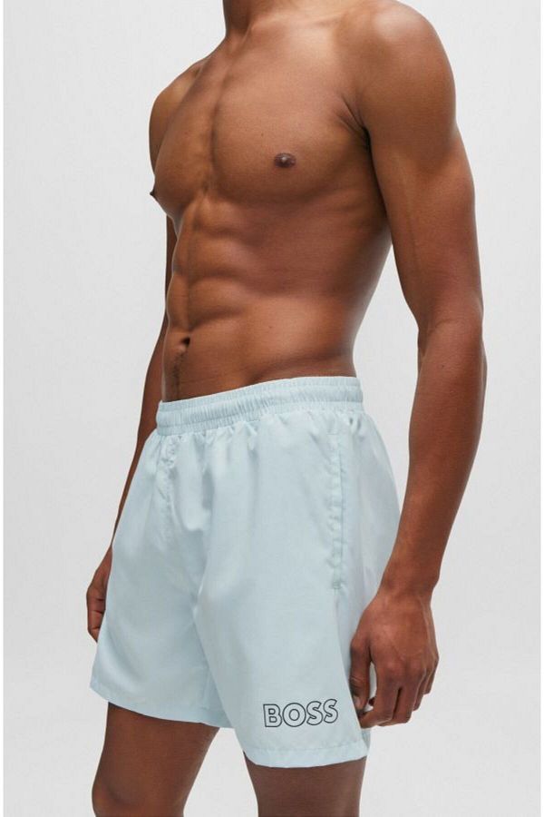 Boss Swim Shorts White Sportswear Trendyol