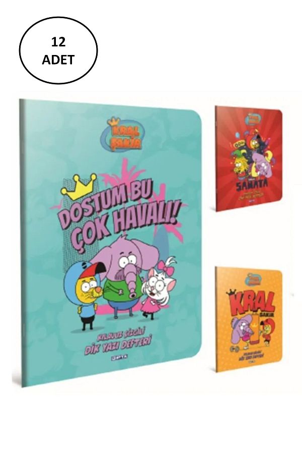 Gıpta-Kral Şakir A5 Stitched Notebook - 40 Sheets with Cardboard Cover 1