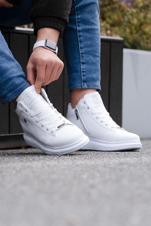 L.A Polo 061 White Color White Sole Men s Casual Shoes Trendyol
