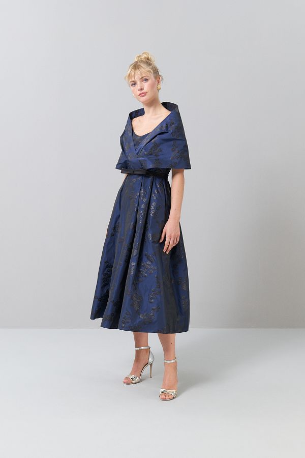 Roman navy blue dress top
