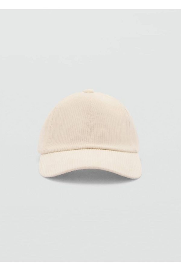 MANGO Man-Corduroy Hat with Cord 1