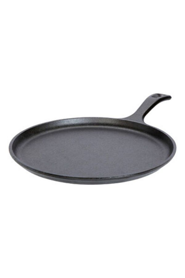 Lodge-Cast Iron Durable Round Griddle with Handle 10.5inch 1