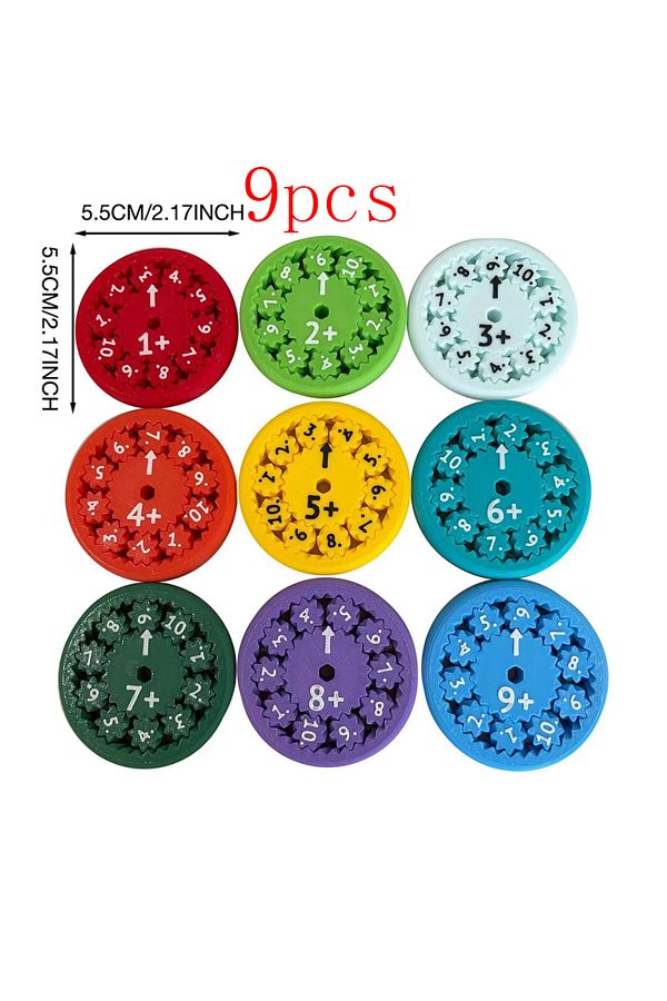 Choice-Math Fact Fidgets Spinners Toy Educational Spinner Toy For Learning Arithmetic Multiplication Div... 1