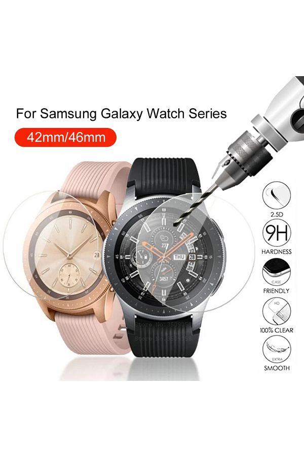 Choice 1 4pcs Tempered Glass Screen Protector for Samsung Galaxy Watch 42mm 46mm High Screen Touch Sensi. Trendyol