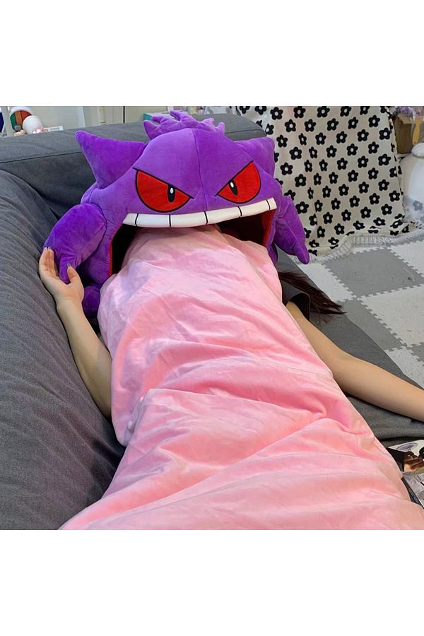 Choice Anime Pokemon Kawaii Gengar Elf Sleep Pillow Dual Purpose Nap Blanket Cartoon Toys Doll Super So. Trendyol