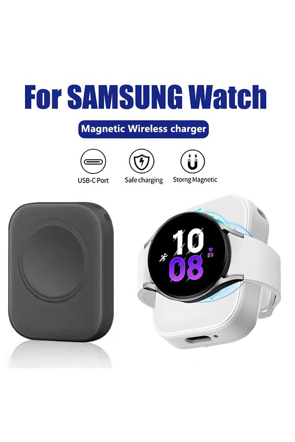 Choice Magnetic Wireless Portable Watch USB Type C Fast Charger for Samsung Galaxy Watch Ultra 7 Classic. Trendyol