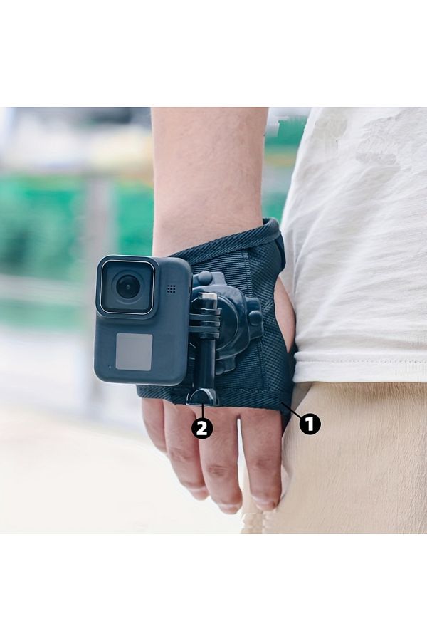 KFFTWWX Wrist Strap for Gopro Hero 12 11 10 9 8 7 6 5 4 Camera Accessories 360 Degree Belt Mount for Go P. Trendyol
