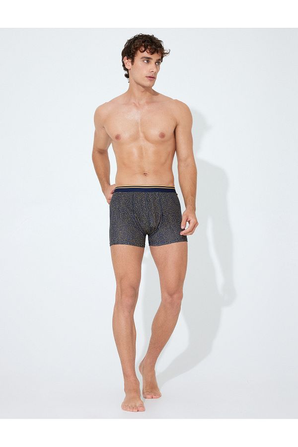 Koton-Set of 3 Boxers Geometric Patterned Multicolored 1