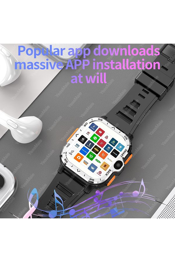 Choice 2024 Smart Watch For Women Men Bluetooth Call 4G 5G SIM Card NFC Wireless WIFI Fast Internet Acce. Trendyol