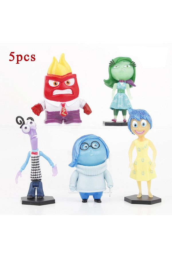 Choice-6pcs Inside Out Action Figure Toys Kid Birthday Gift Cake Topper Anime Baby Doll 1